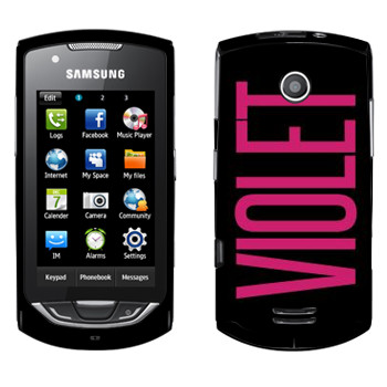   «Violet»   Samsung S5620 Monte