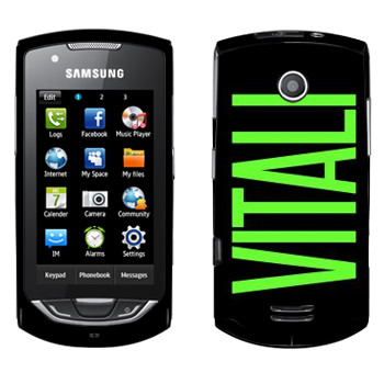   «Vitali»   Samsung S5620 Monte