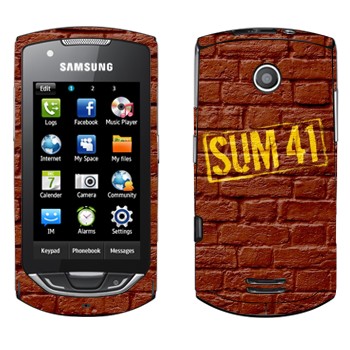   «- Sum 41»   Samsung S5620 Monte