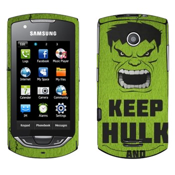   «Keep Hulk and»   Samsung S5620 Monte