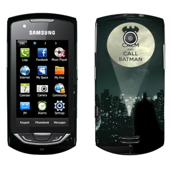   «Keep calm and call Batman»   Samsung S5620 Monte