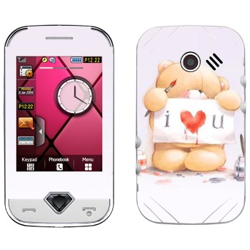   «  - I love You»   Samsung S7070 Diva