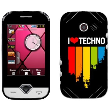   «I love techno»   Samsung S7070 Diva