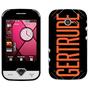   «Gertrude»   Samsung S7070 Diva