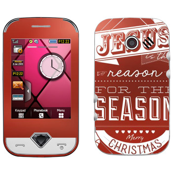   «Jesus is the reason for the season»   Samsung S7070 Diva