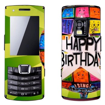   «  Happy birthday»   Samsung S7220