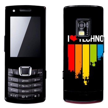   «I love techno»   Samsung S7220