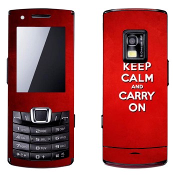   «Keep calm and carry on - »   Samsung S7220