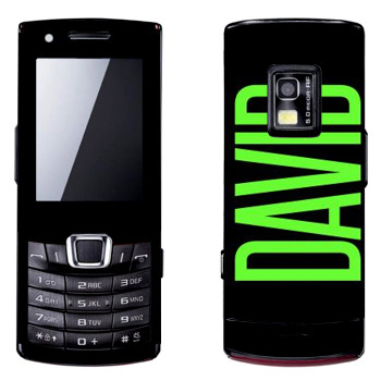   «David»   Samsung S7220