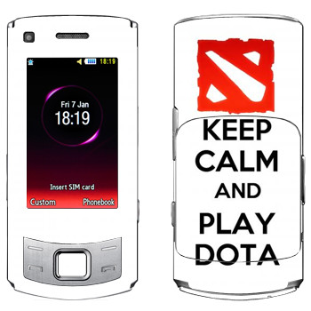   «Keep calm and Play DOTA»   Samsung S7350 Ultra