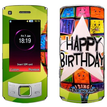   «  Happy birthday»   Samsung S7350 Ultra