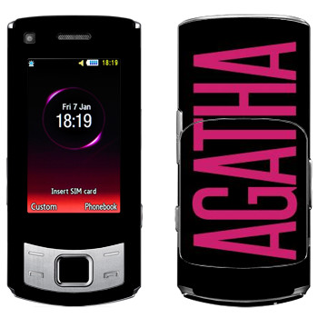   «Agatha»   Samsung S7350 Ultra