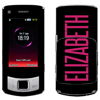   «Elizabeth»   Samsung S7350 Ultra