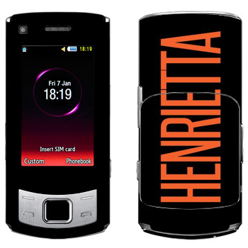   «Henrietta»   Samsung S7350 Ultra
