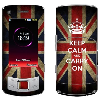   «Keep calm and carry on»   Samsung S7350 Ultra