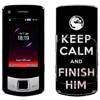   «Keep calm and Finish him Mortal Kombat»   Samsung S7350 Ultra