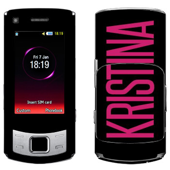   «Kristina»   Samsung S7350 Ultra