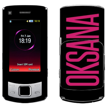   «Oksana»   Samsung S7350 Ultra