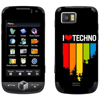   «I love techno»   Samsung S8000 Jet