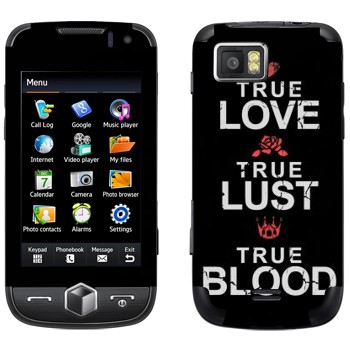   «True Love - True Lust - True Blood»   Samsung S8000 Jet