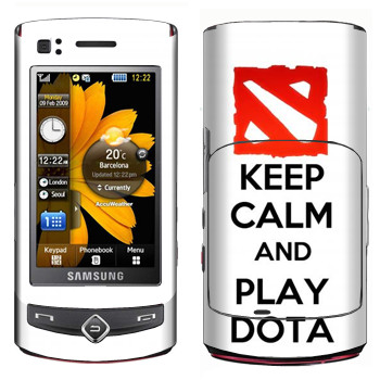   «Keep calm and Play DOTA»   Samsung S8300 Ultra Touch