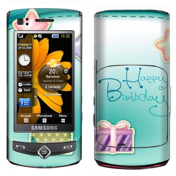   «Happy birthday»   Samsung S8300 Ultra Touch