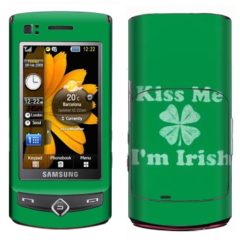   «Kiss me - I'm Irish»   Samsung S8300 Ultra Touch