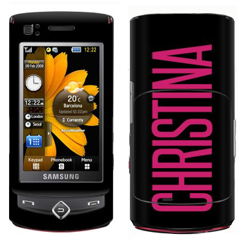   «Christina»   Samsung S8300 Ultra Touch