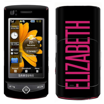   «Elizabeth»   Samsung S8300 Ultra Touch