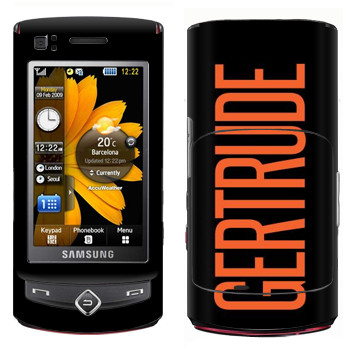   «Gertrude»   Samsung S8300 Ultra Touch