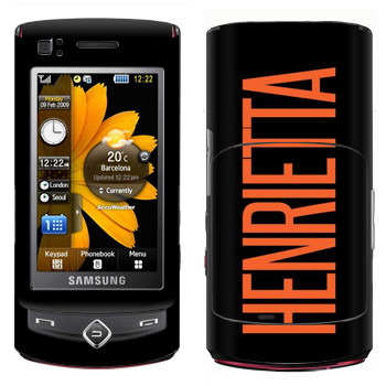   «Henrietta»   Samsung S8300 Ultra Touch