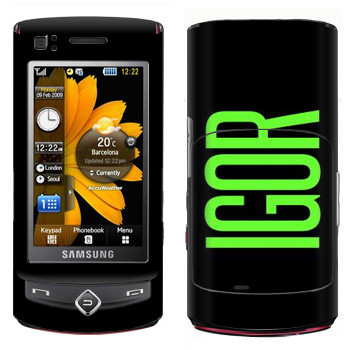   «Igor»   Samsung S8300 Ultra Touch