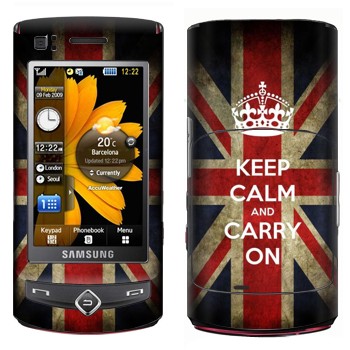   «Keep calm and carry on»   Samsung S8300 Ultra Touch