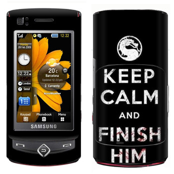   «Keep calm and Finish him Mortal Kombat»   Samsung S8300 Ultra Touch