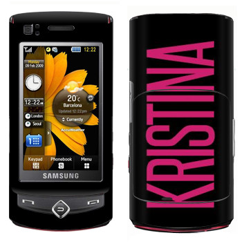   «Kristina»   Samsung S8300 Ultra Touch