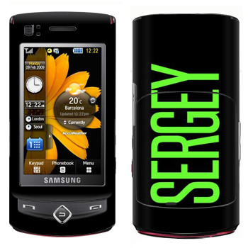   «Sergey»   Samsung S8300 Ultra Touch
