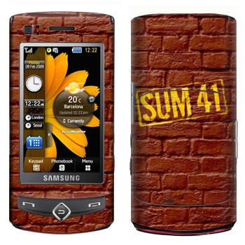   «- Sum 41»   Samsung S8300 Ultra Touch