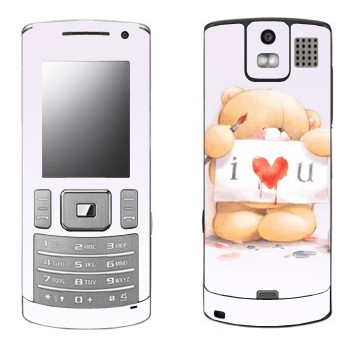   «  - I love You»   Samsung U800 Soul