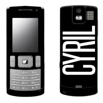   «Cyril»   Samsung U800 Soul