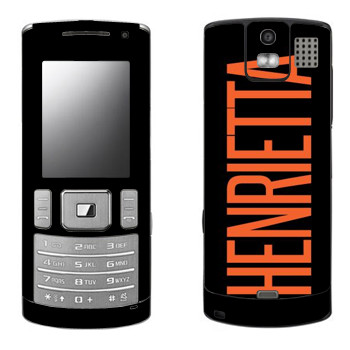   «Henrietta»   Samsung U800 Soul