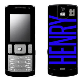   «Henry»   Samsung U800 Soul