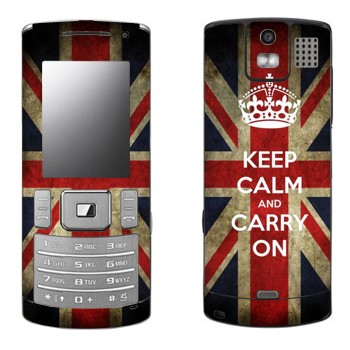   «Keep calm and carry on»   Samsung U800 Soul