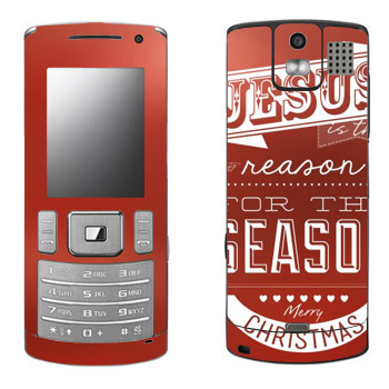   «Jesus is the reason for the season»   Samsung U800 Soul