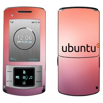   «Ubuntu»   Samsung U900 Soul