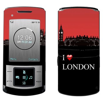   «I love London»   Samsung U900 Soul