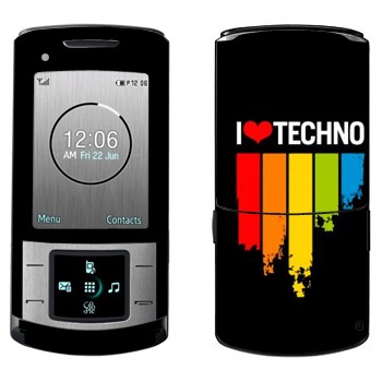   «I love techno»   Samsung U900 Soul