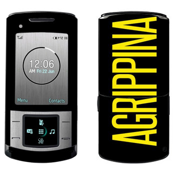   «Agrippina»   Samsung U900 Soul