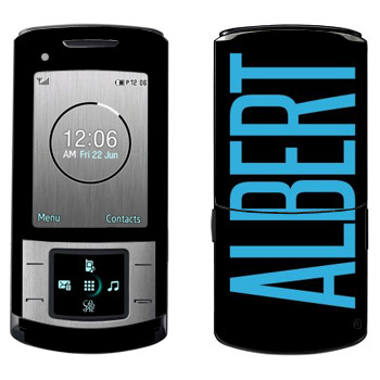   «Albert»   Samsung U900 Soul