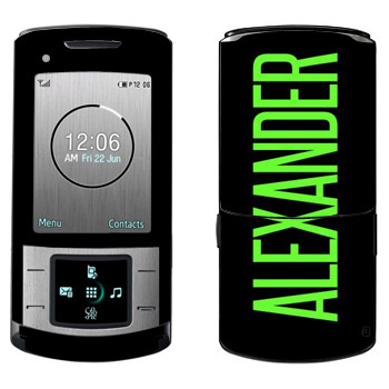   «Alexander»   Samsung U900 Soul