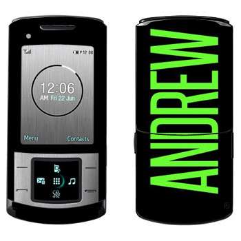  «Andrew»   Samsung U900 Soul